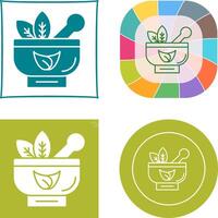 Ayurvedic Icon Design vector