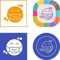 Mask Icon Design vector