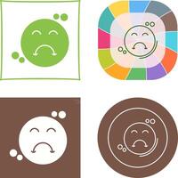 Upset Icon Design vector