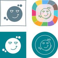 Smirk Icon Design vector