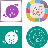 Vomit Icon Design vector