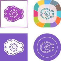 Mental Control Icon Design vector