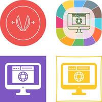 Website Icon Design vector