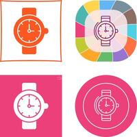 muñeca reloj icono diseño vector