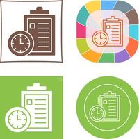 Time Management Icon Design vector