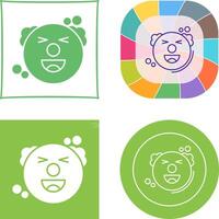 Clown Icon Design vector