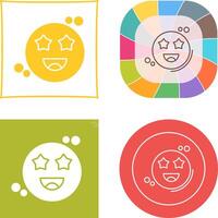 Starstruck Icon Design vector