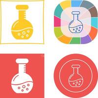 Flask Icon Design vector