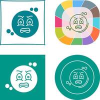 Angry Icon Design vector