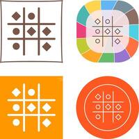 Tic Tac Toe Icon Design vector