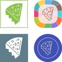 Pizza Slice Icon Design vector