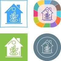 Plant Icon Design vector