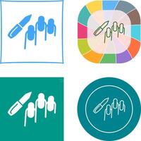 Manicure Icon Design vector