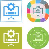 Blueprint Icon Design vector