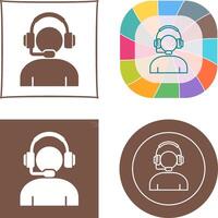 Helpline Icon Design vector
