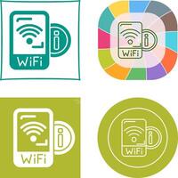 Wifi Signal Icon Design vector