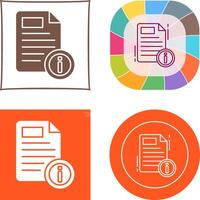 Document Icon Design vector