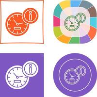 Clock Icon Design vector