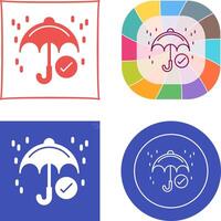 Keep Dry Icon Design vector