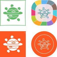 Saturn Icon Design vector