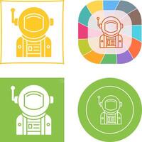 Astronaut Icon Design vector