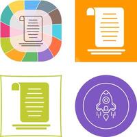 Document Icon Design vector
