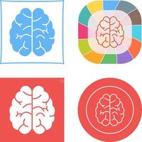 diseño de icono de cerebro vector