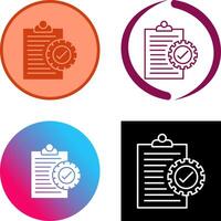 Check List Icon Design vector