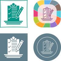 Check List Icon Design vector