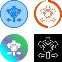 Research and Development Icon Design vector