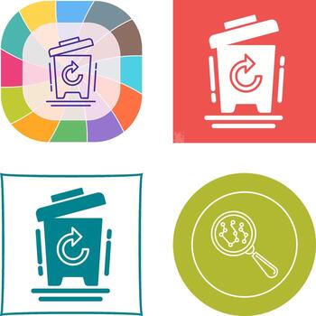diseño de icono de papelera vector