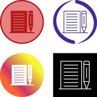 Note Icon Design vector