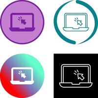 Laptop Icon Design vector