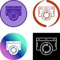 Refresh Icon Design vector