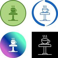 Coffee Table Icon Design vector