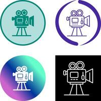 Movie camera Icon Design vector