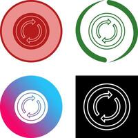 Loop Icon Design vector
