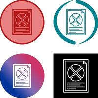 Pie Chart Icon Design vector
