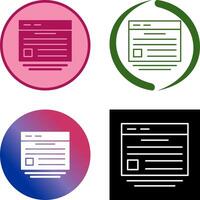 Website Icon Design vector