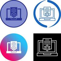 Research Icon Design vector