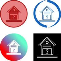 Unknown Icon Design vector