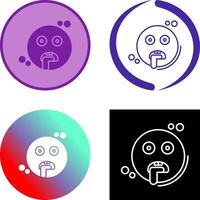 Drooling Icon Design vector