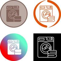 Washing Machine Icon Design vector