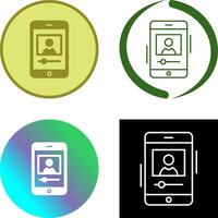 log Icon Design vector