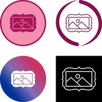 Frame Icon Design vector