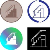 diseño de icono de escaleras vector