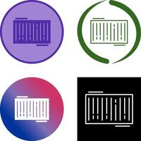 Barcode Icon Design vector