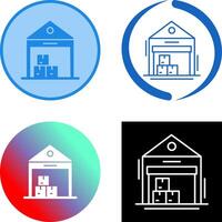 Warehouse Icon Design vector