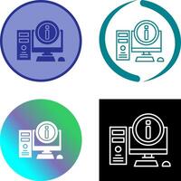 Computer Icon Design vector