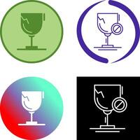 Glass Icon Design vector